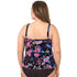 Twist Front Tankini Swim Top - Magic Garden